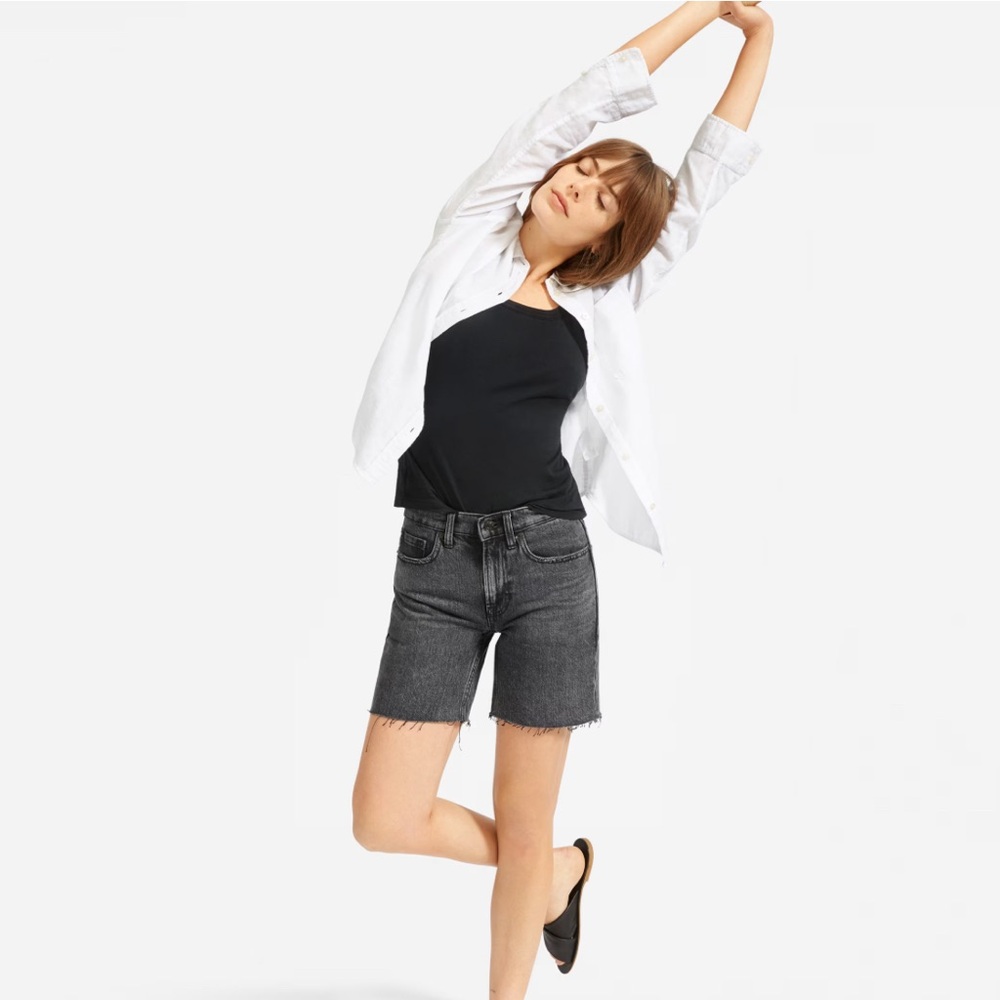 Everlane The Denim Short in Black Size 31